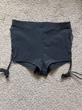 Black Lace-Up Women's FESTIVAL BOTTOMS